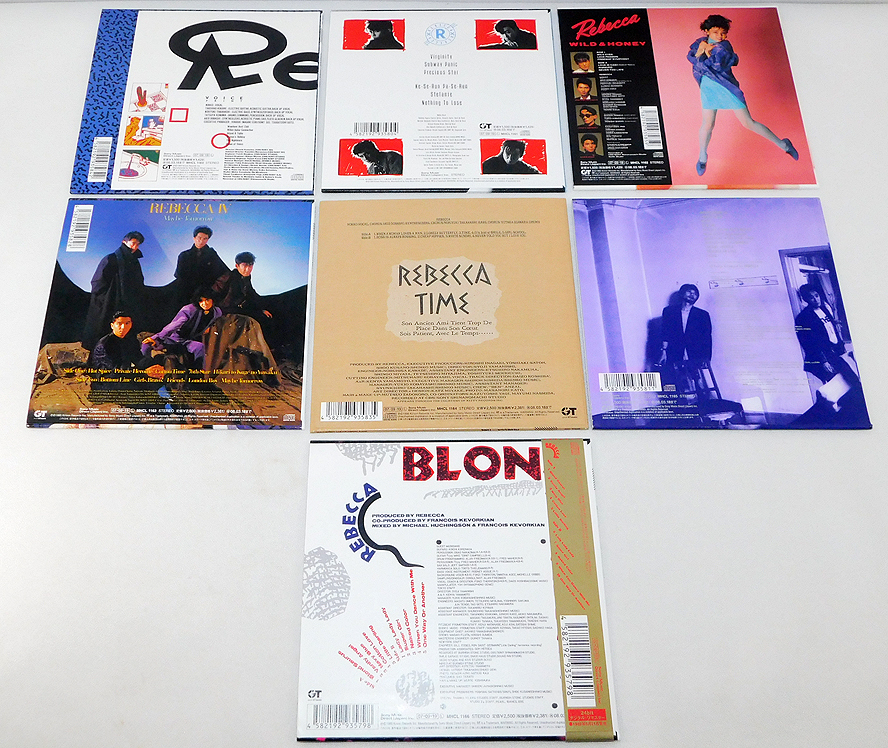 REBECCA 紙ジャケットアルバム7枚セット REBECCA 紙ジャケット7枚