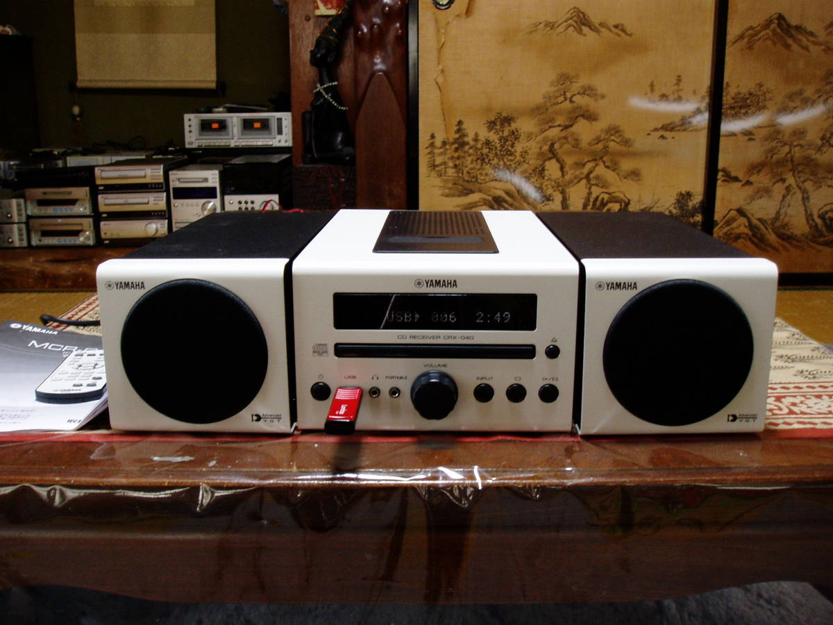 中古品 YAMAHA オーディオ マイクロコンポーネントシステム CRX-040