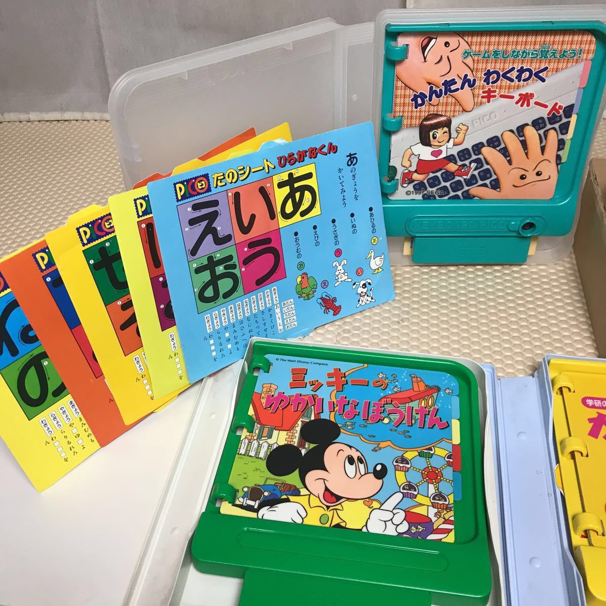 SEGA PICO キッズ コンピュータ ピコ 専用キーボード&絵本ソフト6つ