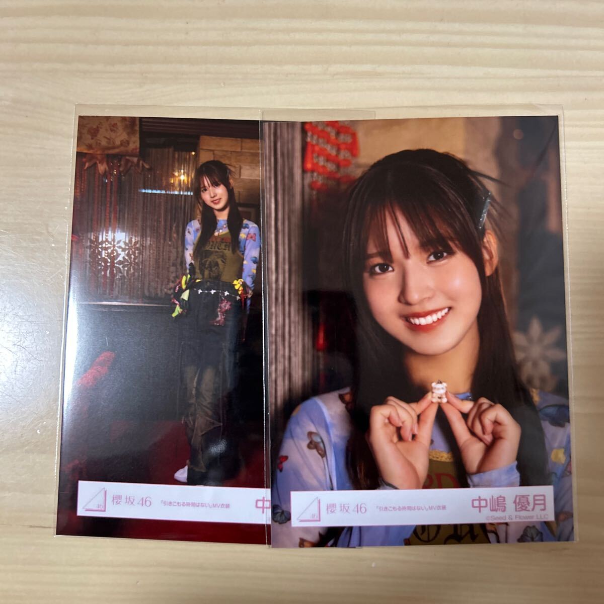 中嶋優月 櫻坂46 ANNIVERSARY ライブ 生写真 直筆サイン 中嶋優月 櫻坂