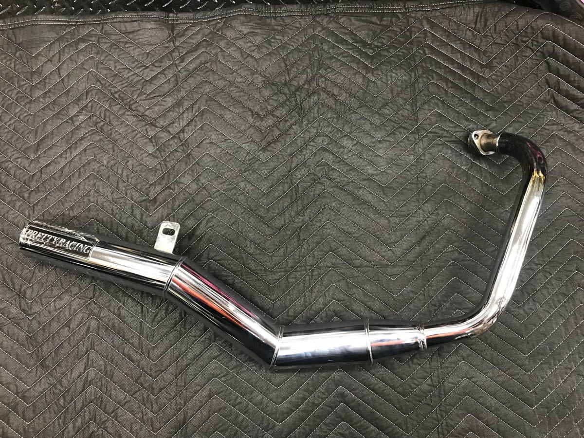 プリティーレーシングショート管エイプ50用 APE エイプ50 やんちゃ管