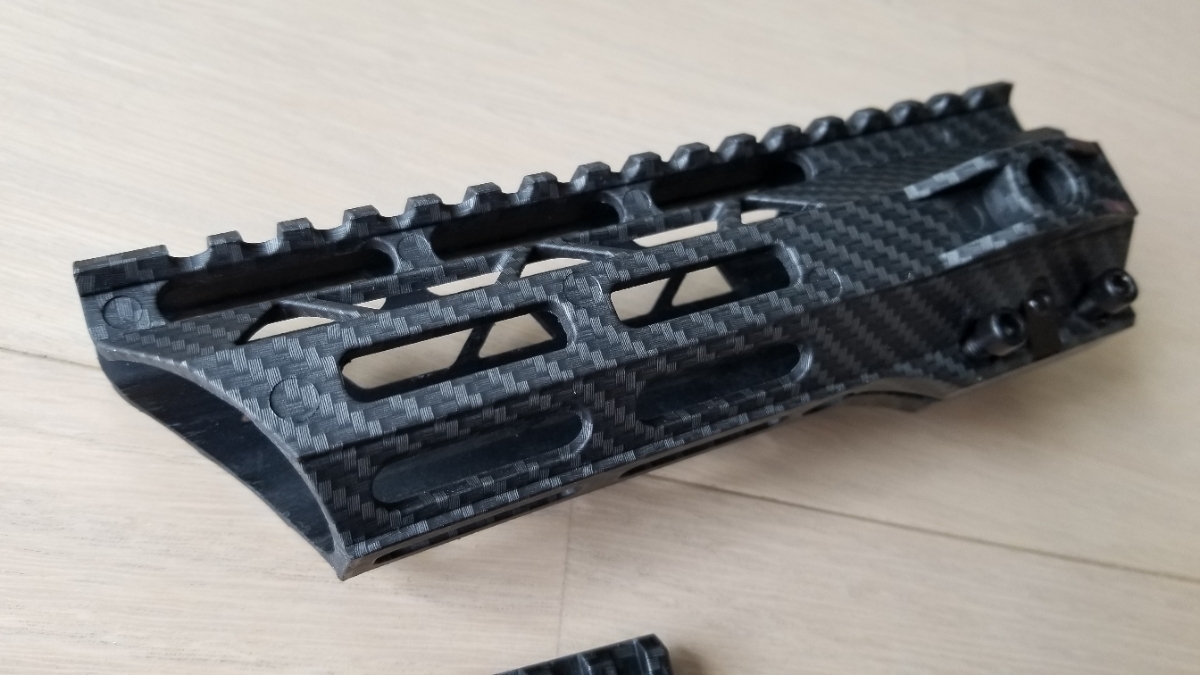 Vector Optics カーボンファイバー M-LOK ハンドガード 7 Vector