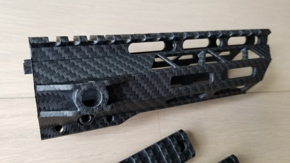 TAC VECTOR OPTICS M-LOK 7 Slim CarbonFiber Polymer HandguardMount