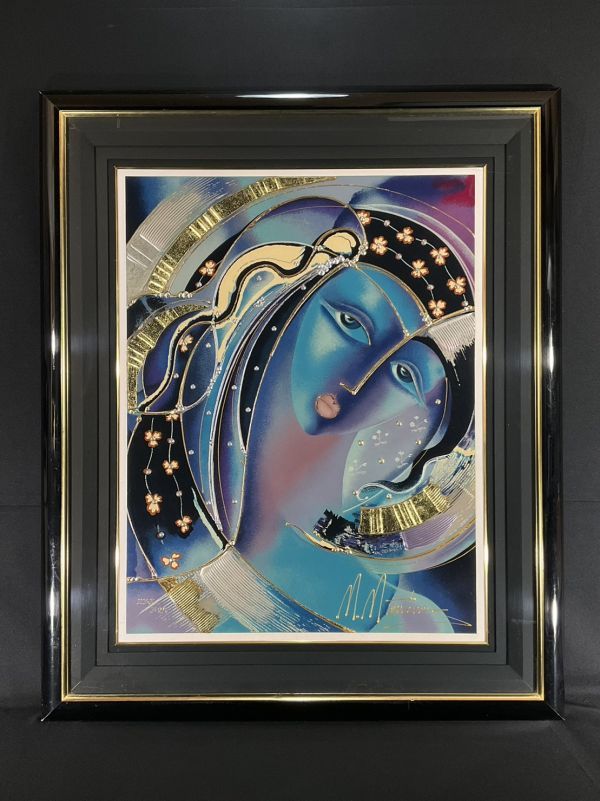 ☆原画 マーティロ・マヌキャン オリジナル作品 1点物 大作 美人画