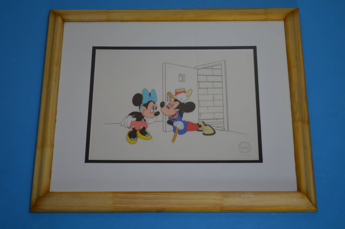 ディズニー ミッキー ミニー セル画 パピーラブ スウィートハート