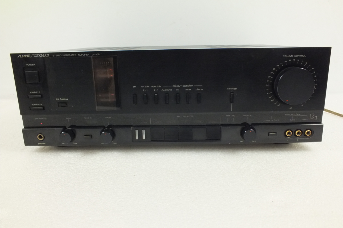 ALPINE/LUXMAN ラックスマン プリメインアンプ LV-105u 【公式通販】