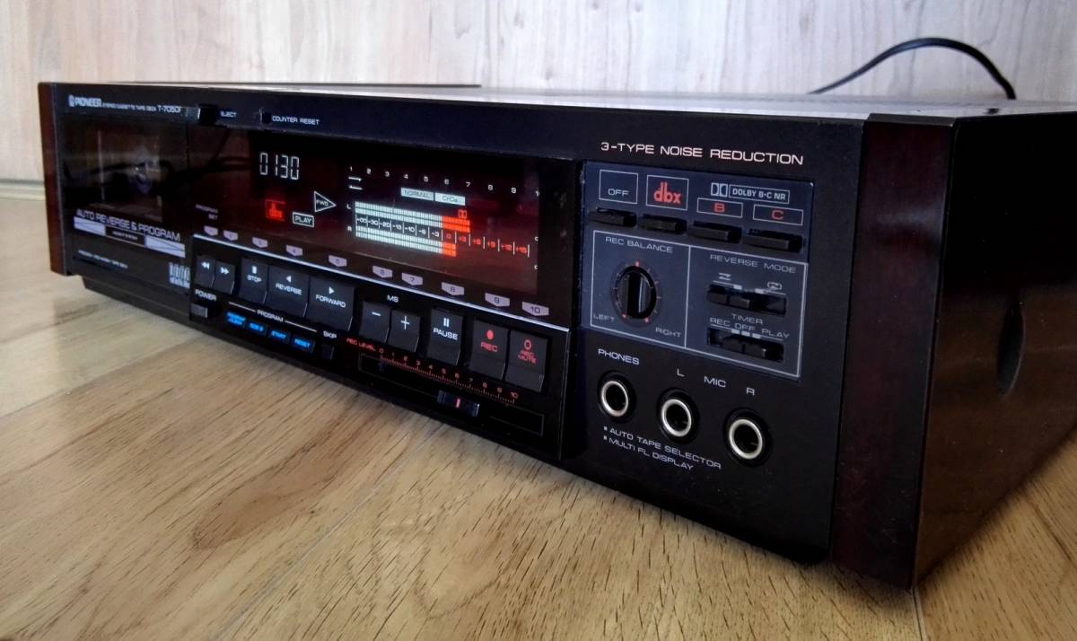 パイオニア □TG0829 ☆ Pioneer パイオニア T-7050R カセットデッキ T