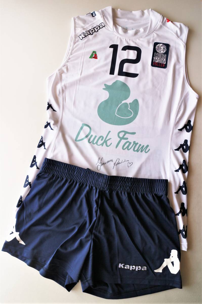 イタリア代表選手 直筆サイン入りセリエA公式ユニフォーム（F