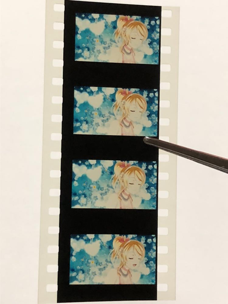 劇場版 ラブライブ！ 入場特典 フィルム 園田海未 花背景 僕たちは