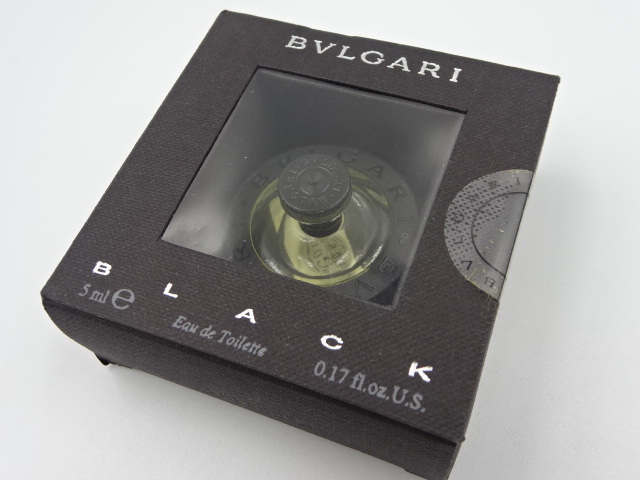 ブルガリ 【廃盤】BVLGARI BLACK Eau de Toilette香水円形ボトル