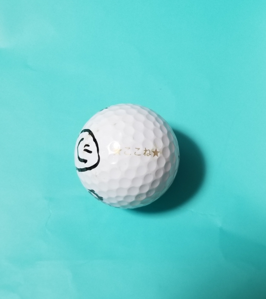 新垣比奈プロのオンネーム入りサインボール 新垣比菜プロ 直筆サイン