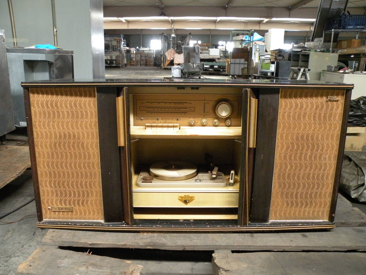 Victor 真空管ラジオ F-224 昭和レトロ アンティーク 当時物 ビクター