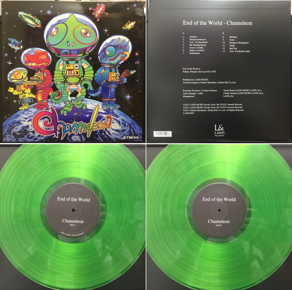 ◇1000円スタート SEKAI NO OWARI End of the World Chameleon LP