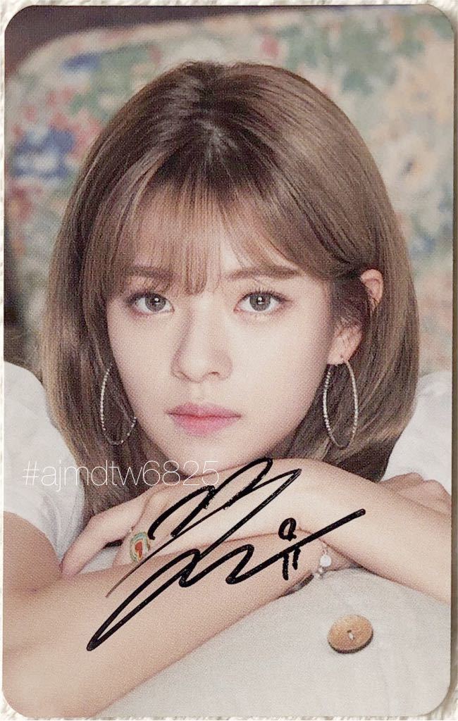 TWICEジヨンヨン直筆サイン入りアクリルプレート TWICEジヨンヨン直筆