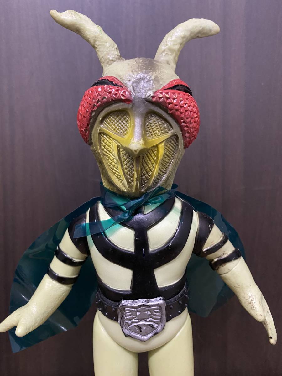 貴重☆旧バンダイ☆仮面ライダー 怪人 蟷螂男☆カマキリ男 ミニソフビ ☆珍