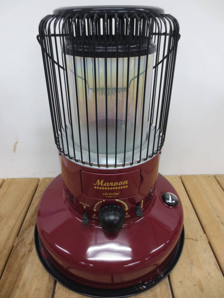 □動作確認済 トヨトミトヨストーブ MR-25Dマルーン(レッド)対流石油