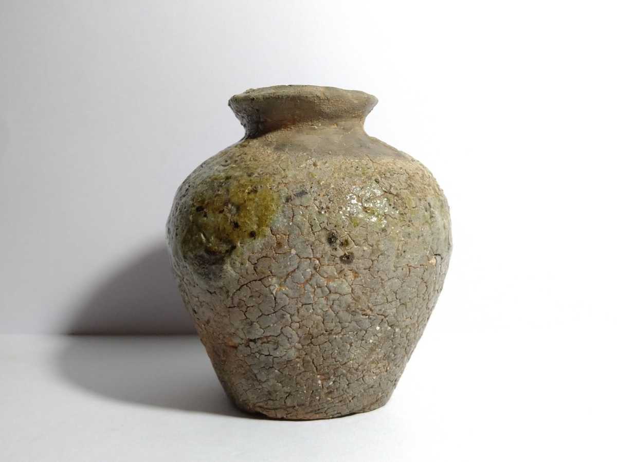 古信楽壺 うずくまる壺 蹲る 室町時代 蹲壺] 古信楽壺 信楽焼 古信楽小