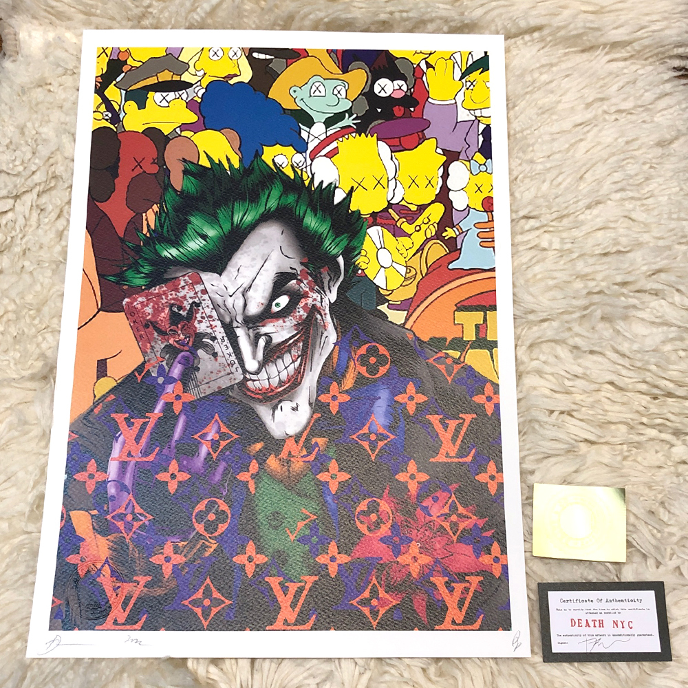 DEATH NYC 現代アートポスター 世界100枚限定 バンクシー ストリート