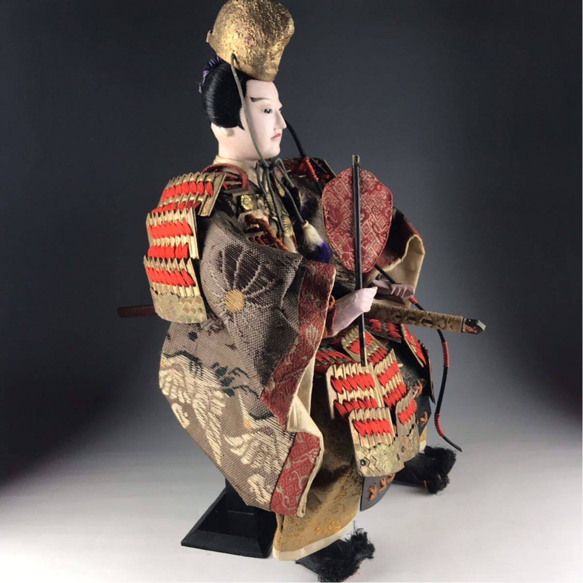 五月人形 武者人形 大木平蔵？ 日本人形 骨董 五月人形 武者人形大木