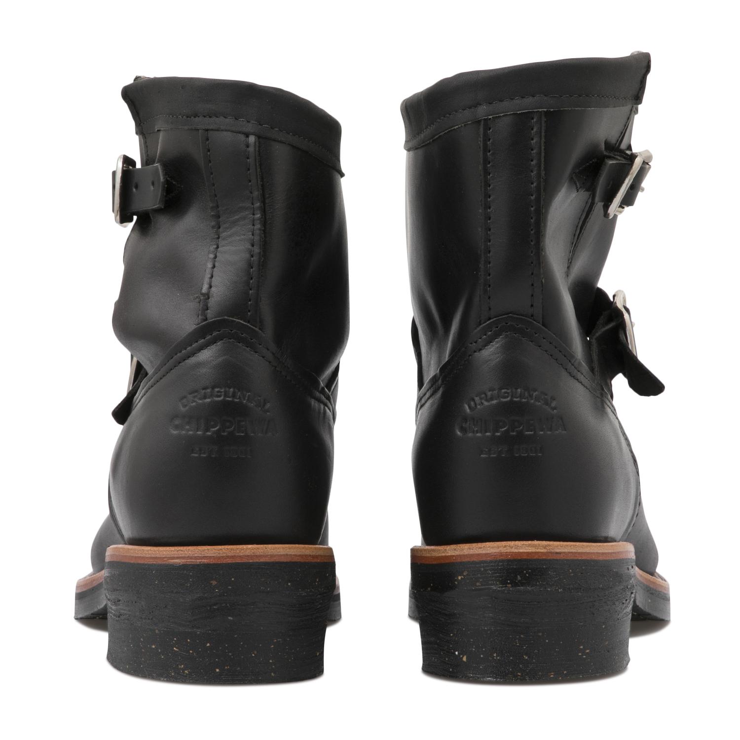チペワエンジニアブーツ ブラック 27863 CHIPPEWA 10E
