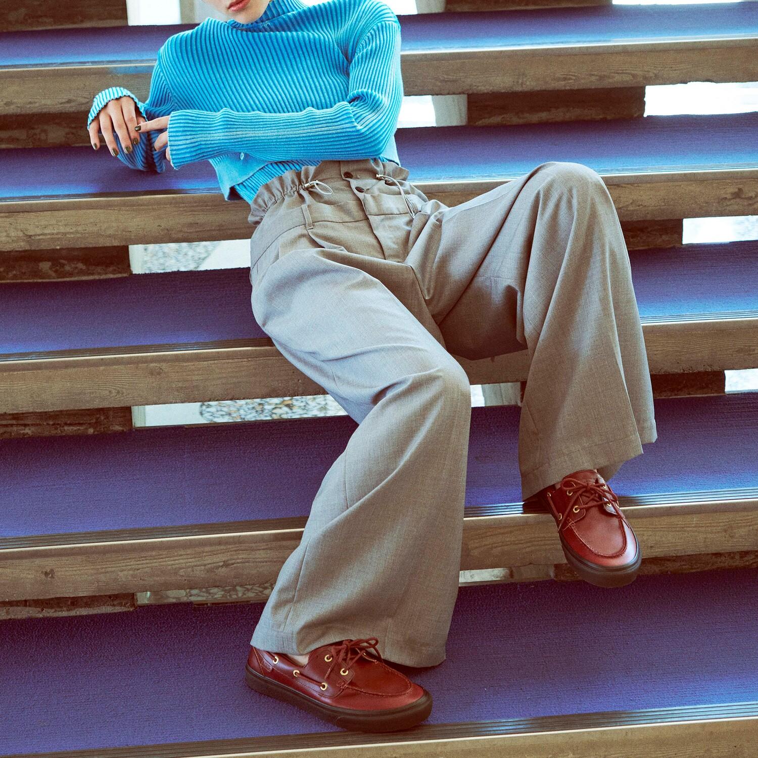 VANS】 ヴァンズ 2 EYELET 2アイレット V176CF BROWN/BLACK | ABC-MART