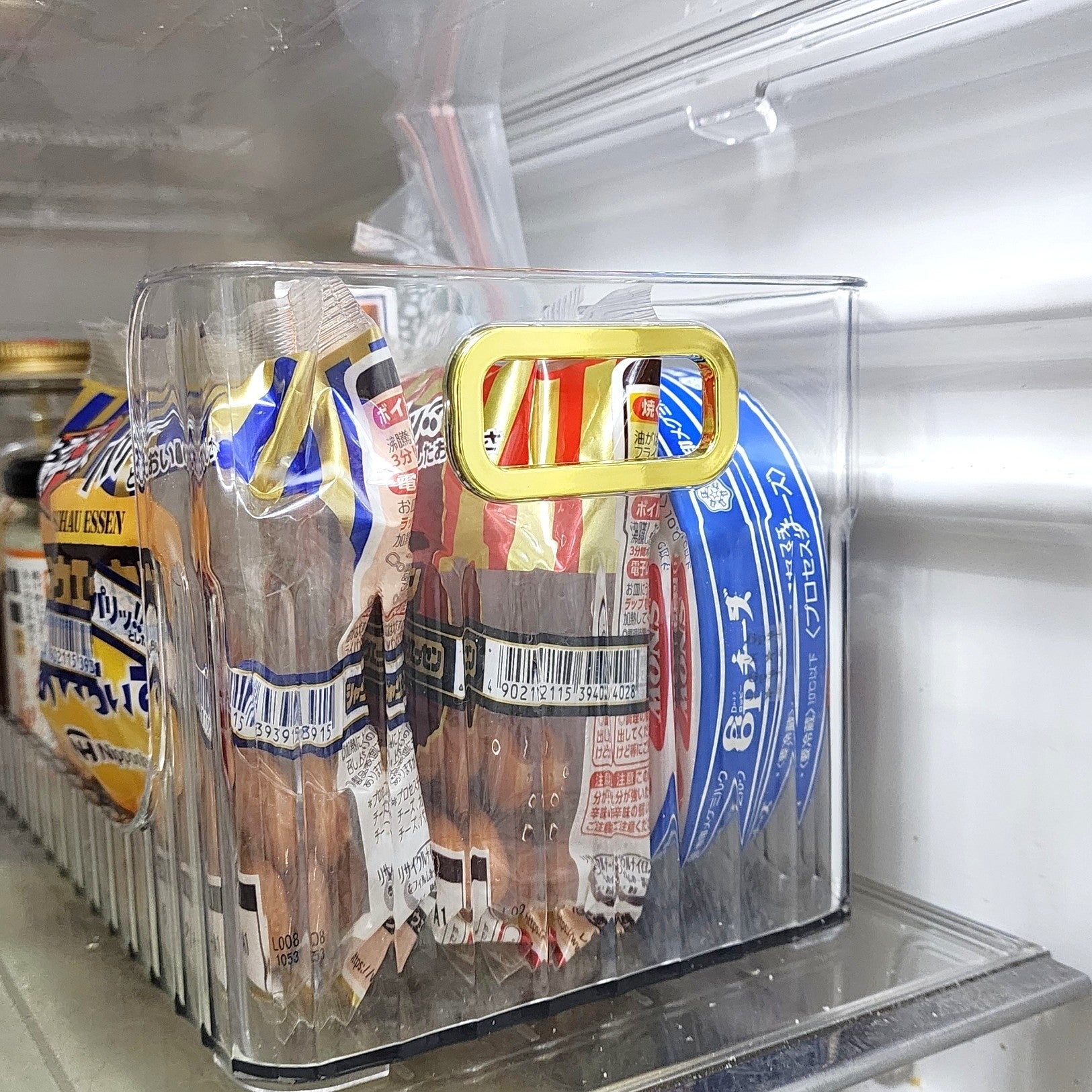 THREEPPY 冷蔵庫用収納ケース クリア 6点セット 冷蔵庫用収納ケース