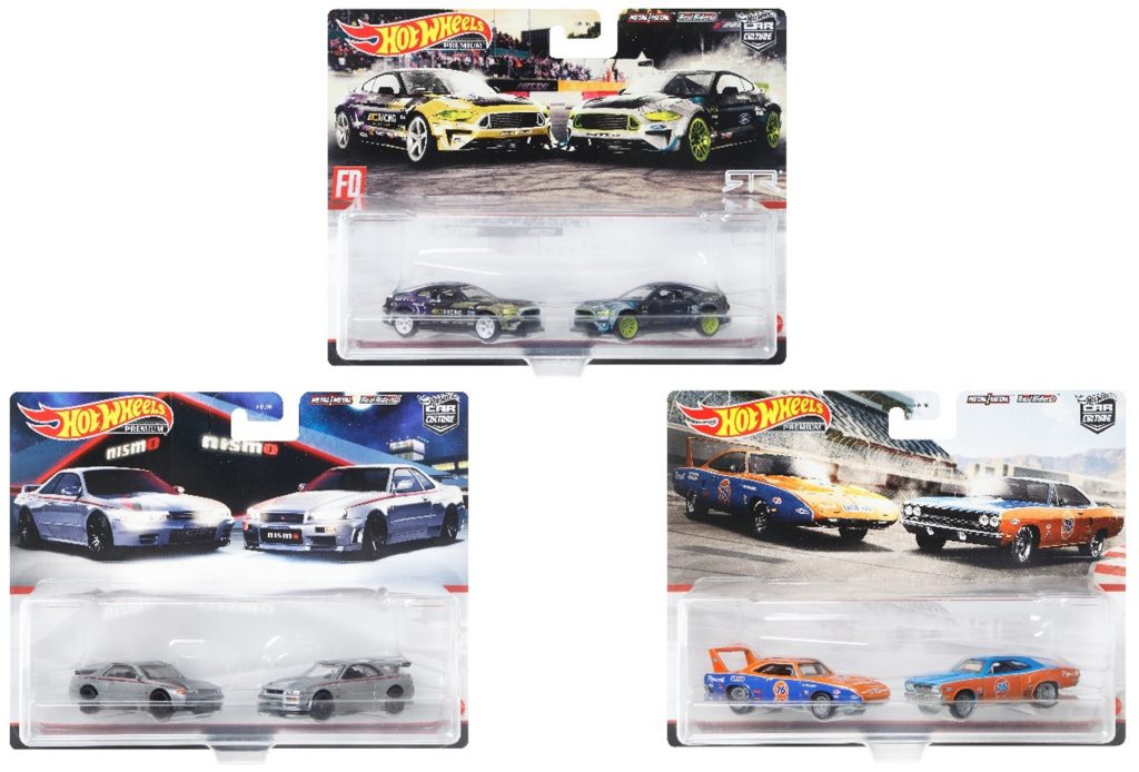 人気車種ミニカー2台セット！ホットウィールプレミアム3種類発売