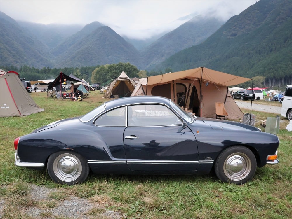 空冷エンジンがお気に入り。意外と荷物も積めるんです」【カルマンギア