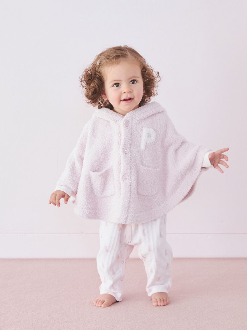 BABY】パウダーアニマルポンチョ(ポンチョ・パーカ)｜ルームウェア