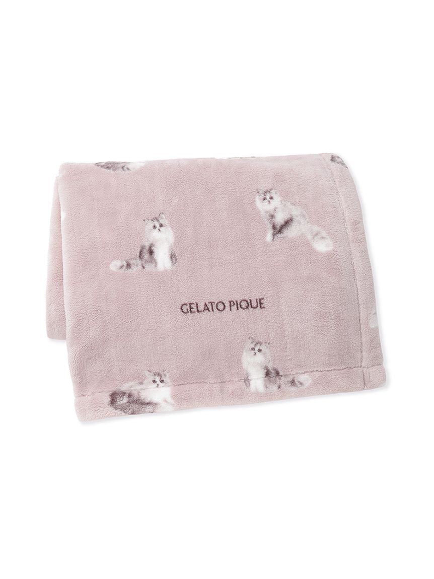 Sleep】CAT柄 プリント毛布(ブランケット・タオルケット)｜ルーム