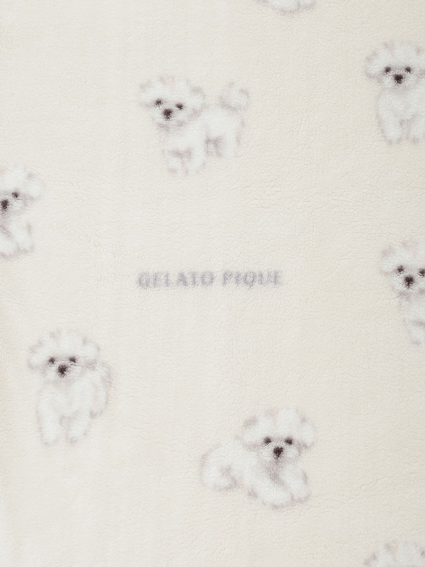 Sleep】DOG柄 プリント毛布(ブランケット・タオルケット)｜ルーム