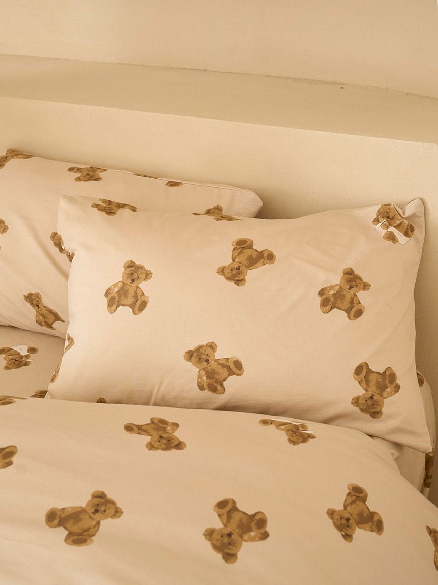 Sleep】ベア柄3点セット（セミダブル）(寝具セット)｜ルームウェア