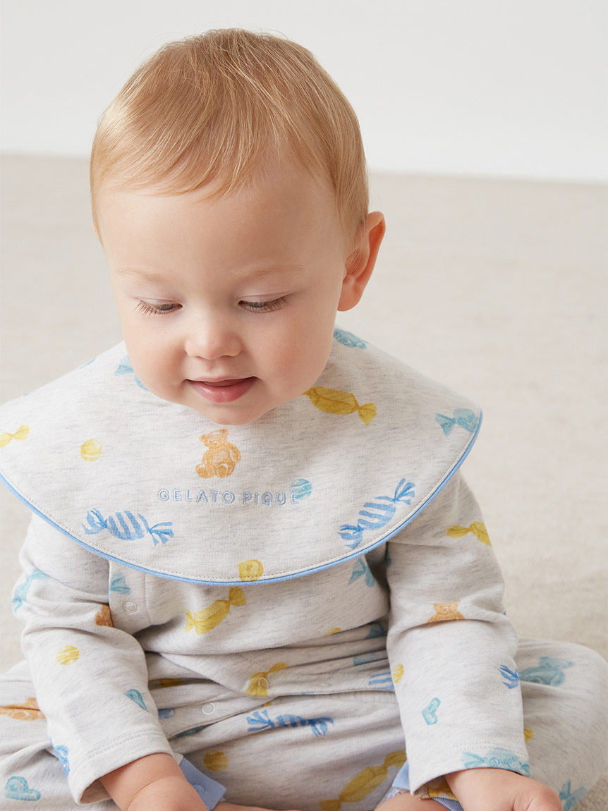 BABY】キャンディ柄スタイ(スタイ)｜ルームウェア・パジャマ通販の