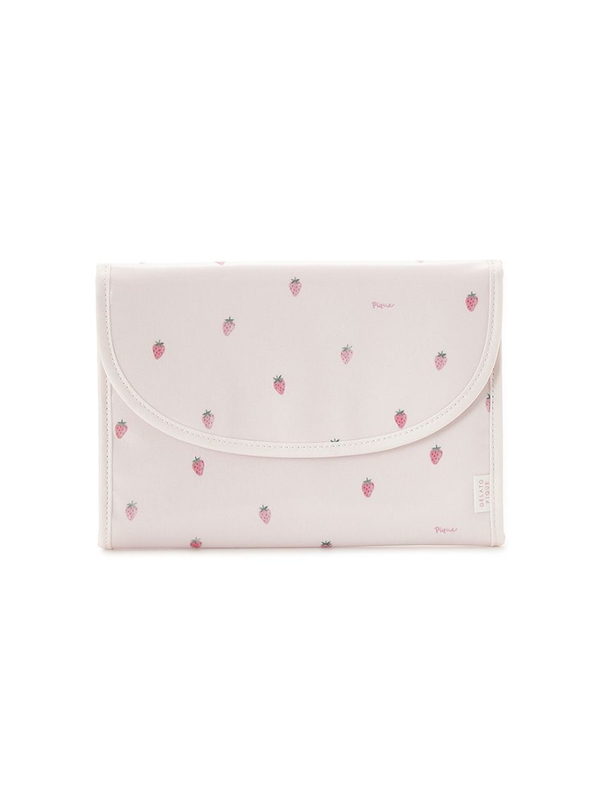 ストロベリー柄母子手帳ケースM(その他)｜ルームウェア・パジャマ通販