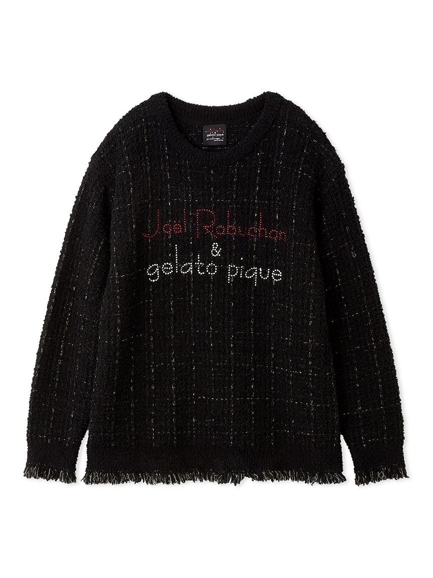 JOEL ROBUCHON】ツイードモコプルオーバー(ニットプルオーバー