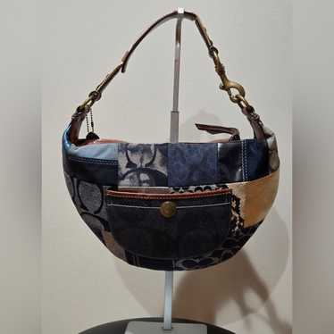 Coach denim patchwork hobo - Gem