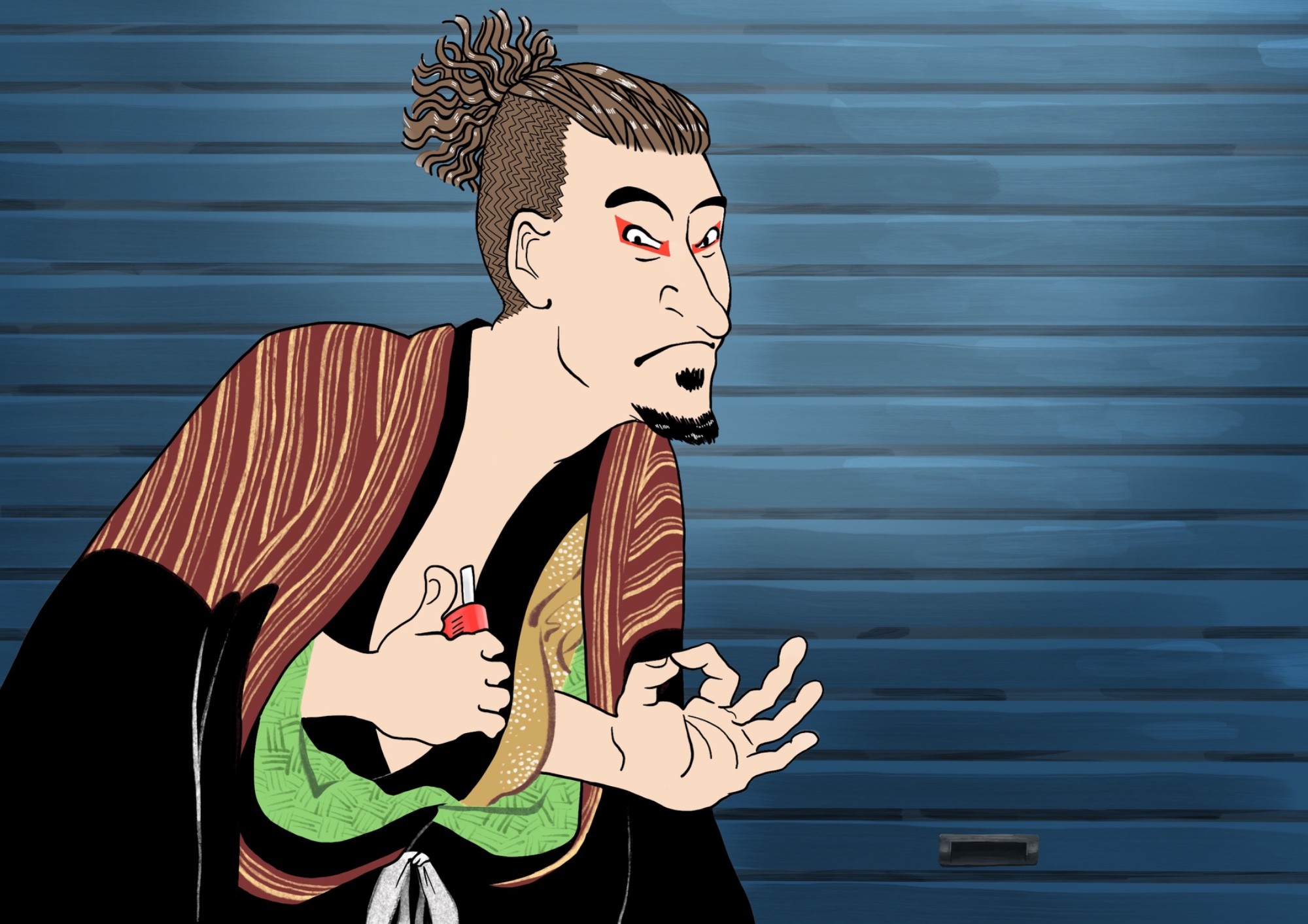 浮世絵風似顔絵イラスト - GENSEKI