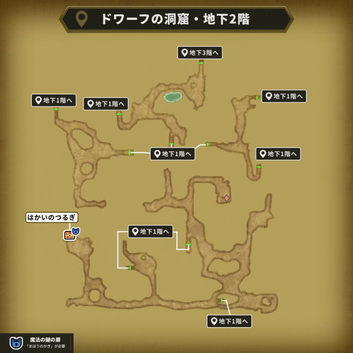 ドラクエ2リメイク】魔法の鍵の入手方法と使う場所【ドラゴンクエスト2