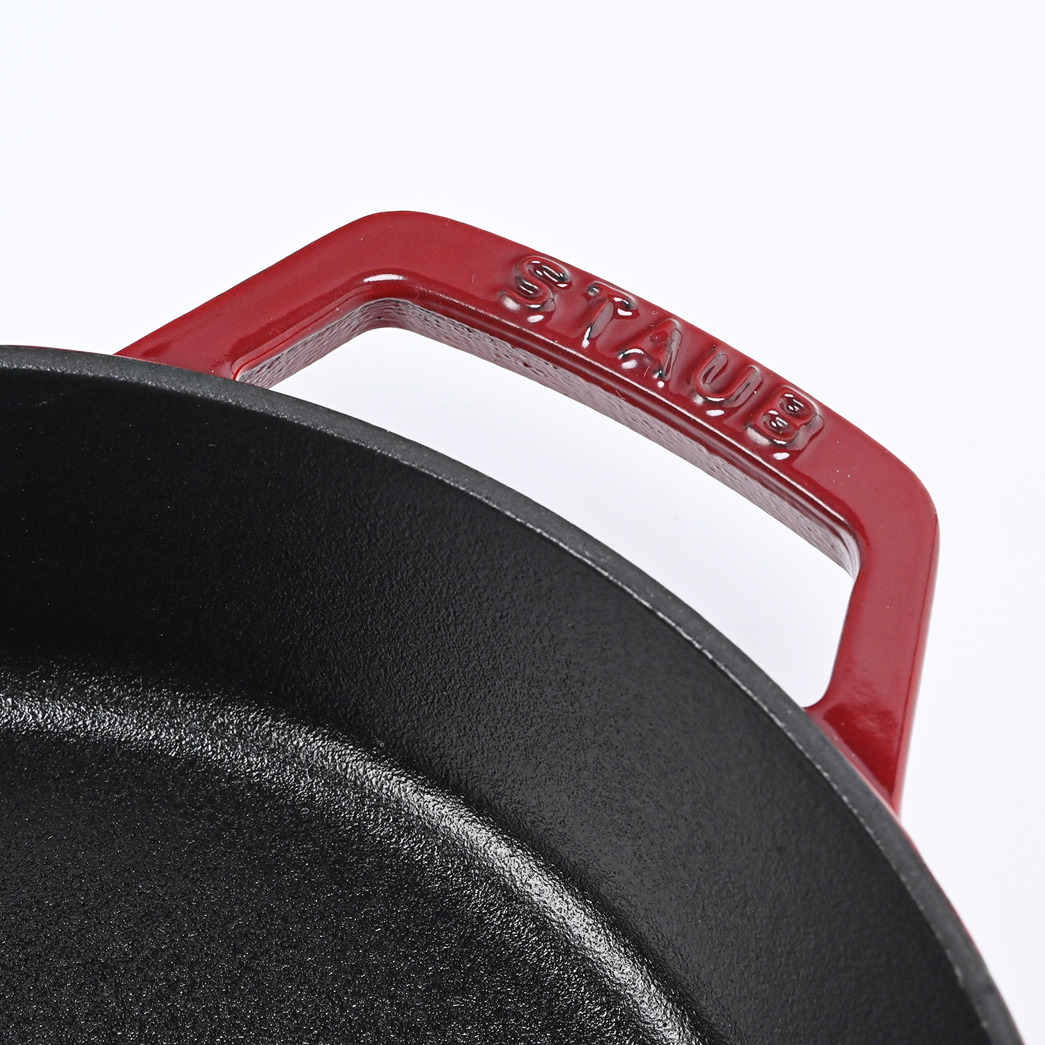 ストウブ staub 両手フライパン 20cm ラウンド スキレット チェリー