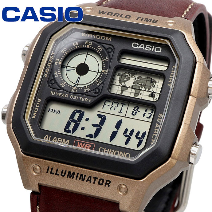 CASIO 腕時計 カシオ チープカシオ ワールドタイム World Time