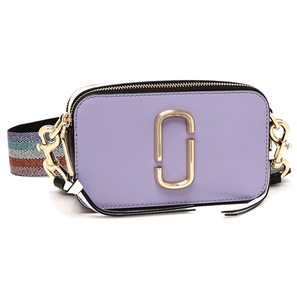 マークジェイコブス ショルダーバッグ スナップショット パープル