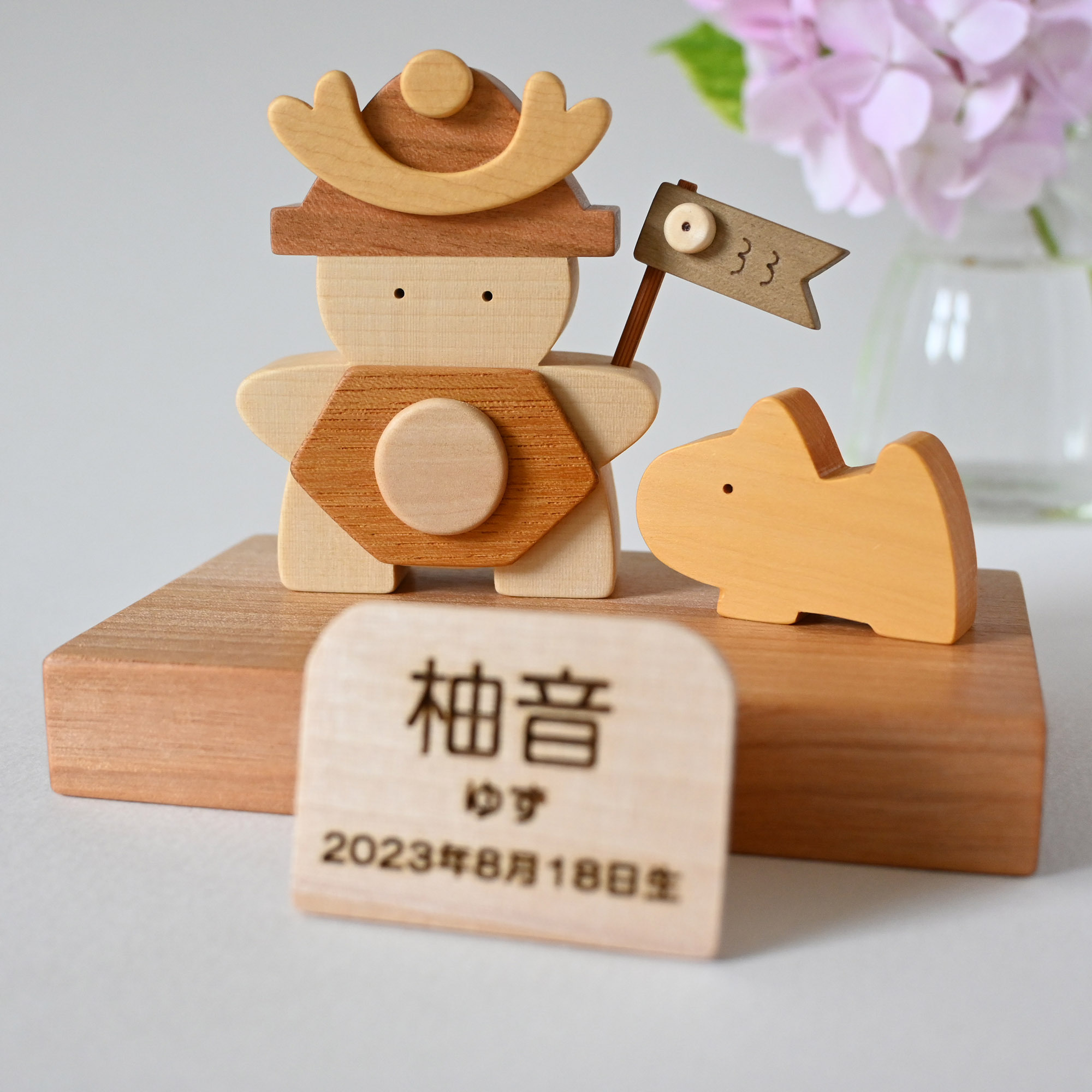 送料無料/名入れ】大きな金太郎｜五月人形端午の節句【国産天然素材