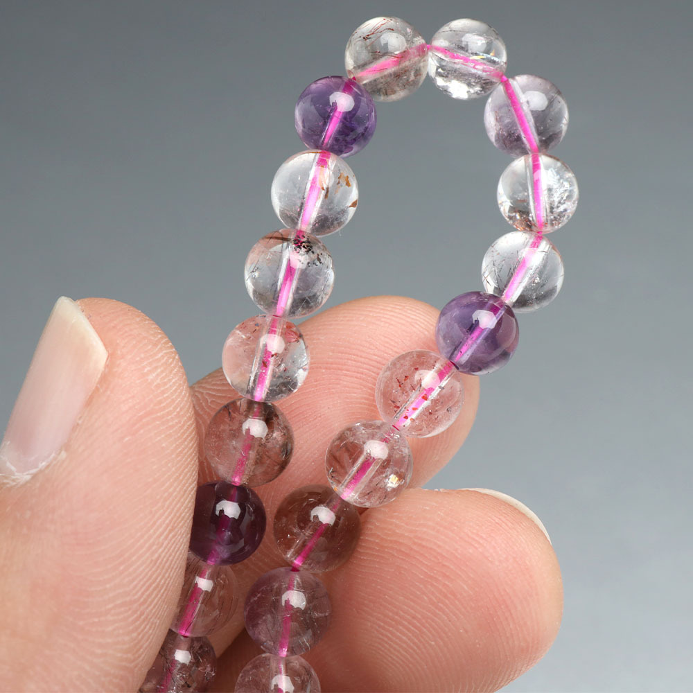 天然石ブレスレット パワーストーンブレスレット スーパーセブン 7mm