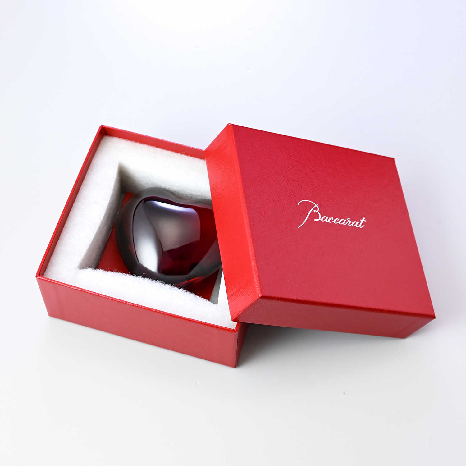 純正紙袋無料】 バカラ Baccarat ペーパーウェイト レッド coeur
