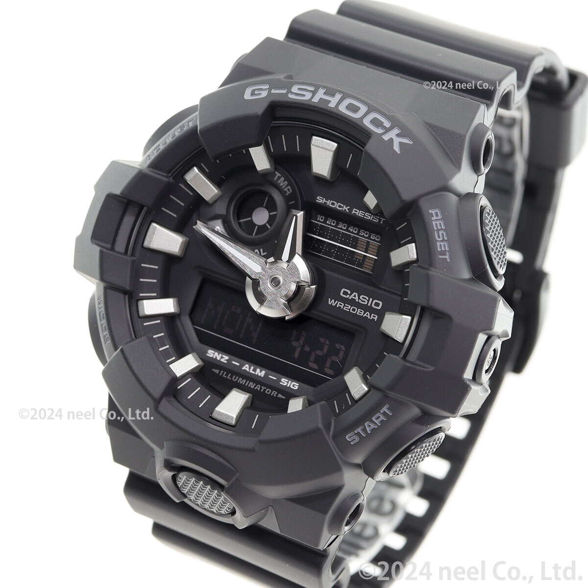 G-SHOCK ブラック 腕時計 メンズ アナデジ GA-700-1BJF【正規品