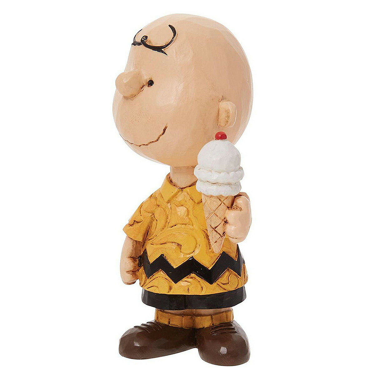 ジムショア Jim Shore チャーリーブラウン アイスクリーム ミニ 置物