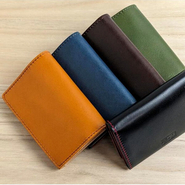 日本製 カードケース 名刺入れ 本革 牛革 栃木レザー コンパクト