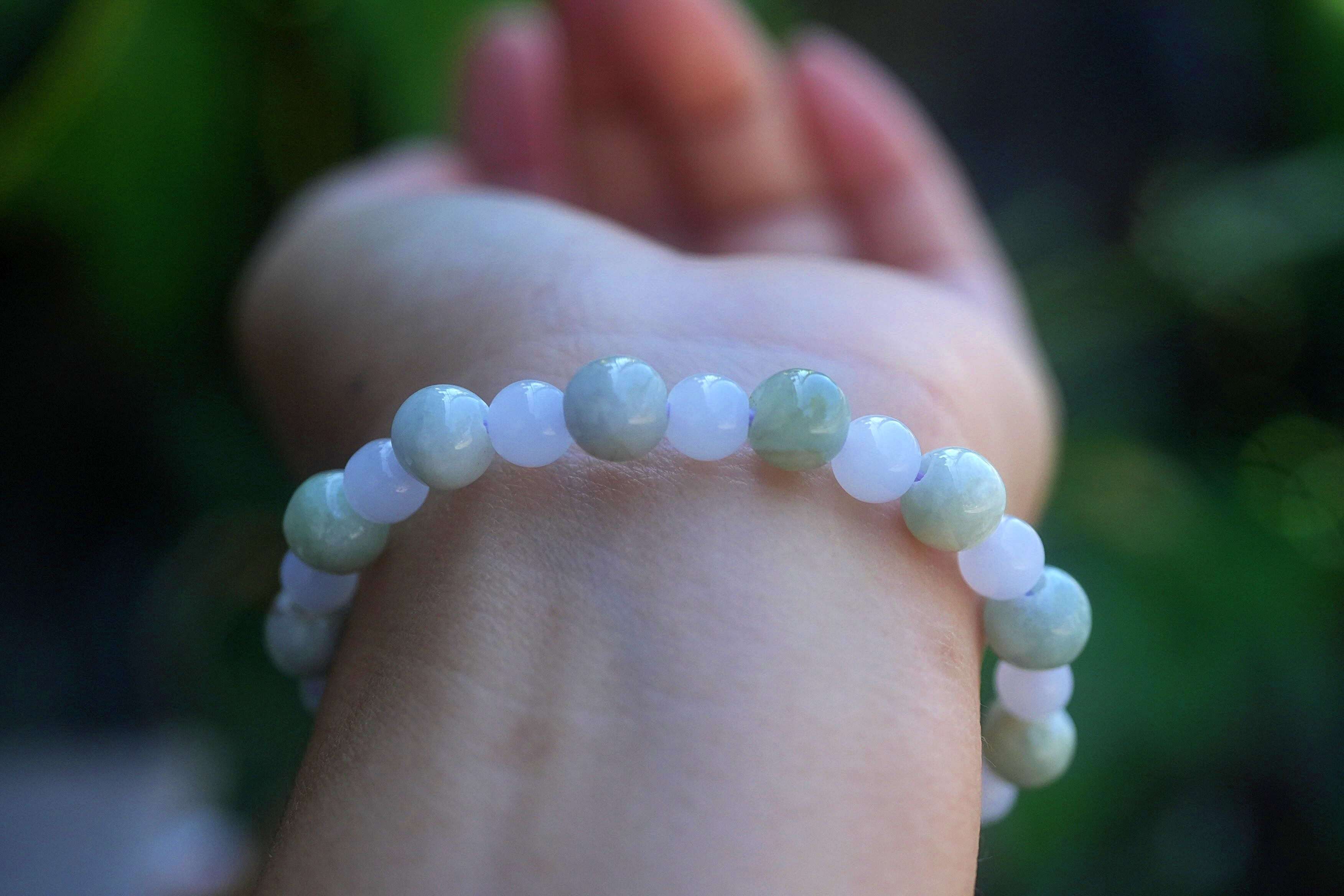 ミャンマー産☆本翡翠☆ブレスレット1619 - 【Funky garuda