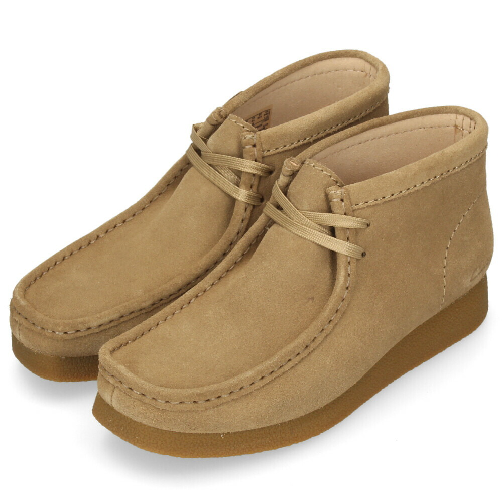 Clarks クラークス ワラビーブーツ レザー スエード レディース