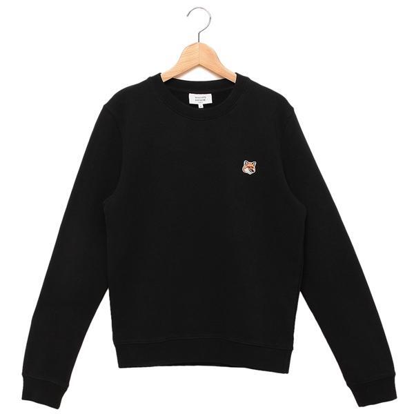 メゾンキツネ スウェット フォックスヘッド パッチ ブラック